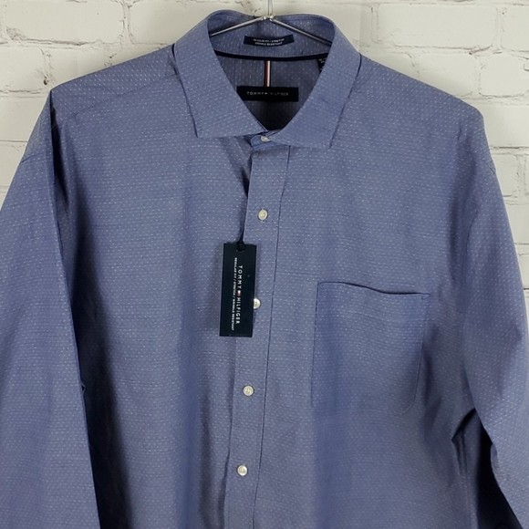 Tommy Hilfiger Spread Collar Dress Shirts - Picture 6 of 11